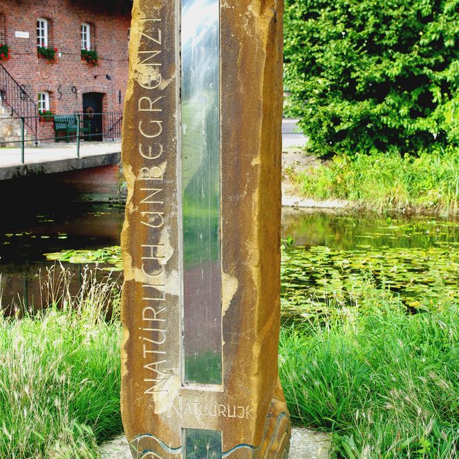 Eine Station der Dinkelsteinroute