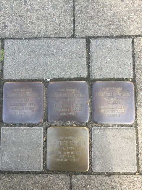 Die Stolpersteine der Familie Süskind